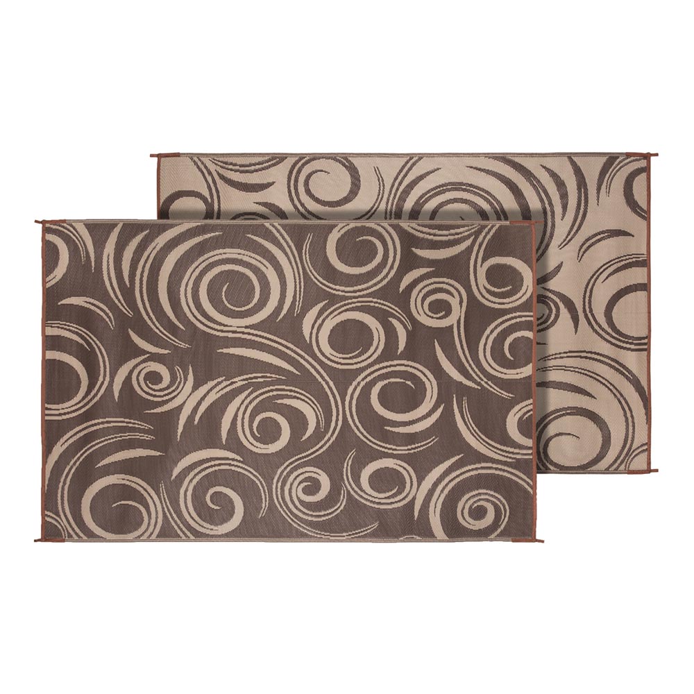 FAULKNER Deluxe Vineyard Mat - 8'x16' Reversible Outdoor Mat For Patio & Beach